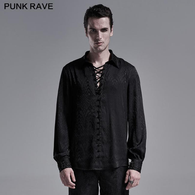 Gothic jacquard shirt