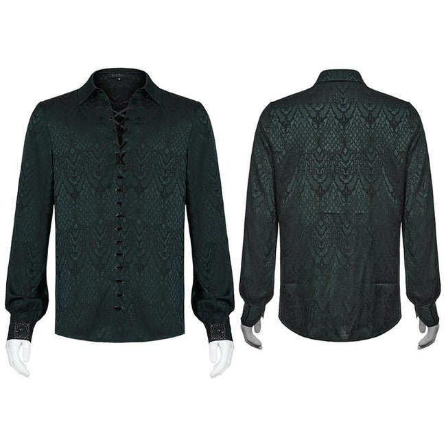 Gothic jacquard shirt