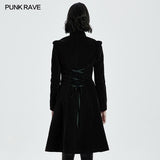 Goth Mid Length Coat