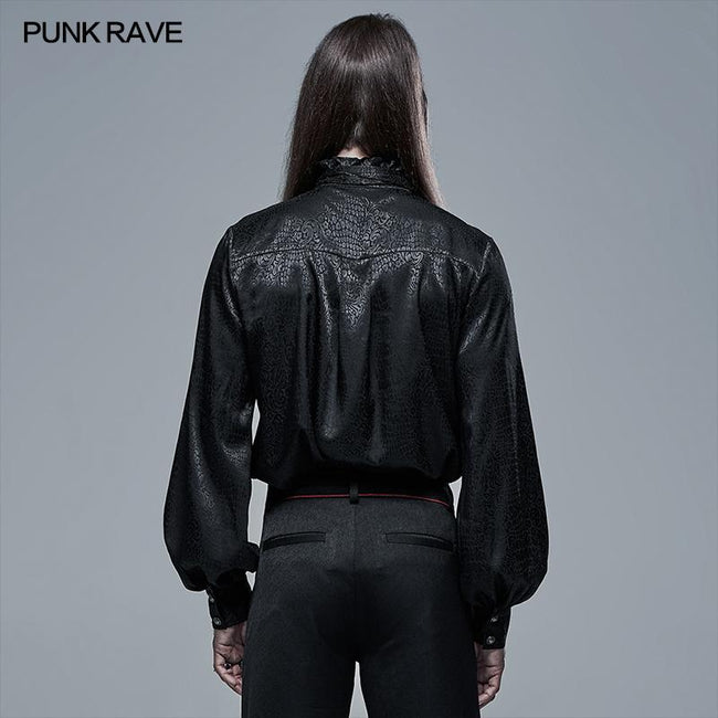 Gothic Vampire Count Long Sleeve Shirt