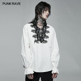 Goth Skeleton Embroidered Shirt