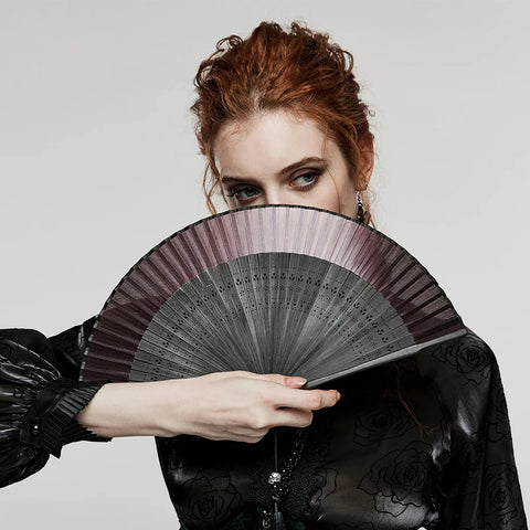 Goth Gradien Carving Fan