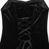 Goth Dark Heart Slip Dress