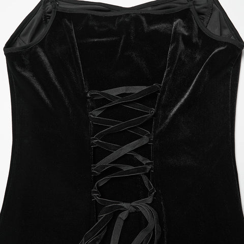 Goth Dark Heart Slip Dress
