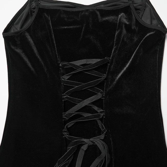 Goth Dark Heart Slip Dress