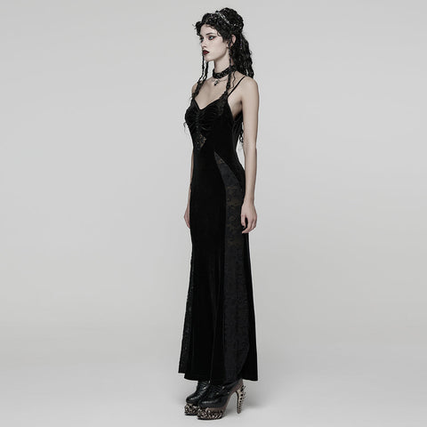 Goth Dark Heart Slip Dress