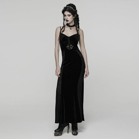Goth Dark Heart Slip Dress