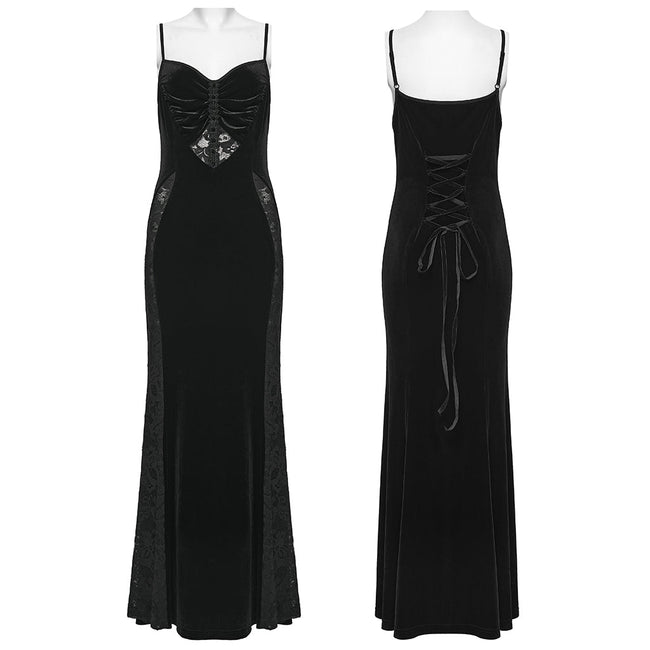 Goth Dark Heart Slip Dress