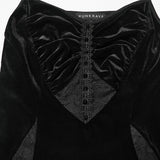 Goth Dark Heart Slip Dress