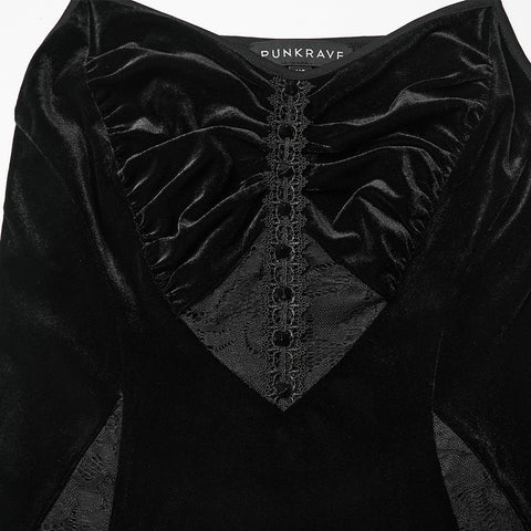 Goth Dark Heart Slip Dress