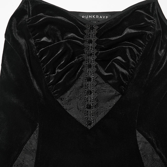 Goth Dark Heart Slip Dress