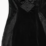 Goth Dark Heart Slip Dress