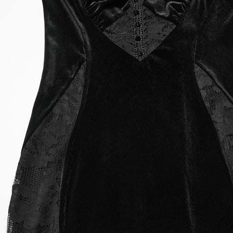 Goth Dark Heart Slip Dress