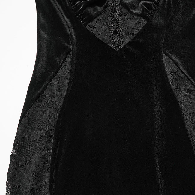 Goth Dark Heart Slip Dress