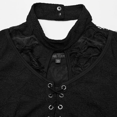 Goth Drop-Neck Daily T-Shirt