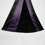 Goth gradient printed flared pants