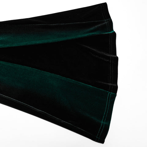 Goth gradient printed flared pants