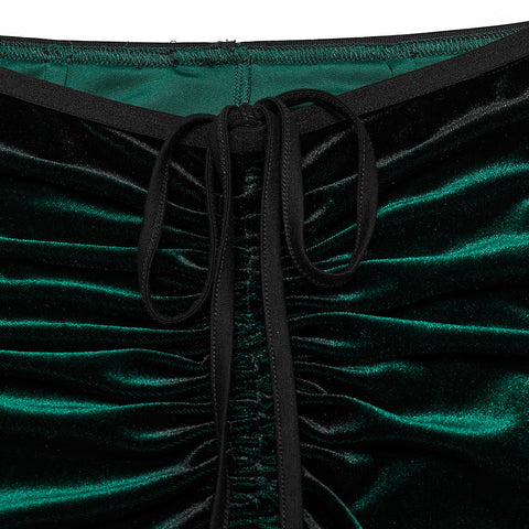Goth gradient printed flared pants