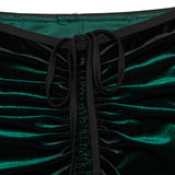 Goth gradient printed flared pants