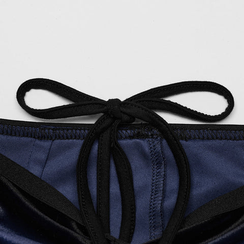 Goth gradient printed flared pants