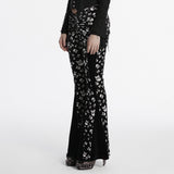 Goth skull flared Pants