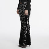 Goth skull flared Pants