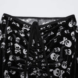 Goth skull flared Pants