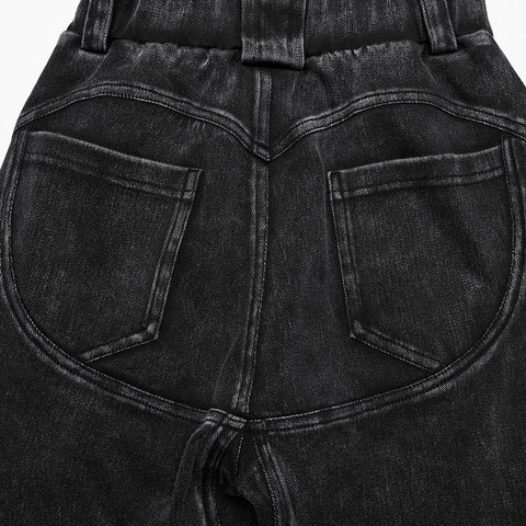 Apocalypse punk knitted jeans