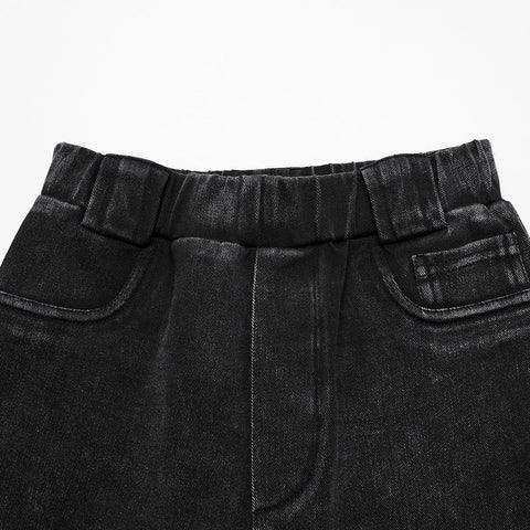 Apocalypse punk knitted jeans