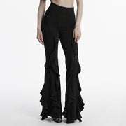 Gothic daily flared pants