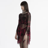 Goth tassels sweater