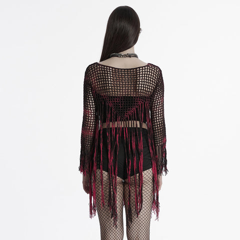 Goth tassels sweater