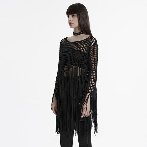 Goth tassels sweater