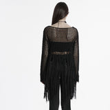 Goth tassels sweater