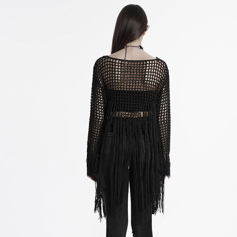 Goth tassels sweater