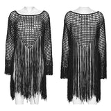 Goth tassels sweater