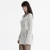 Punk Skull Knit Dress