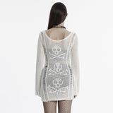 Punk Skull Knit Dress