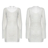 Punk Skull Knit Dress