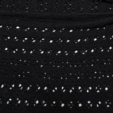 Goth hollowed out cardigan