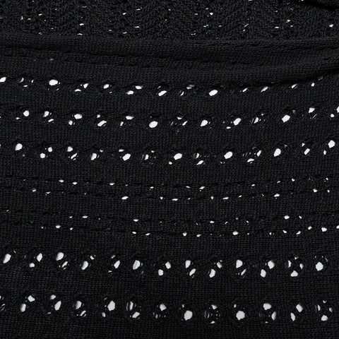 Goth hollowed out cardigan