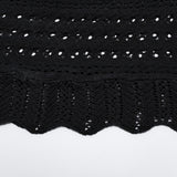 Goth hollowed out cardigan