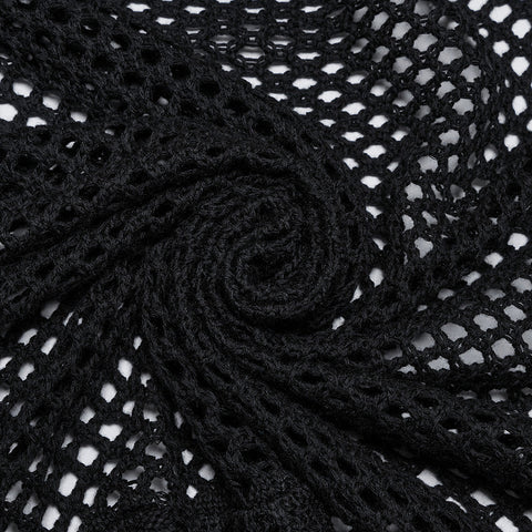 Goth hollowed out cardigan