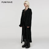 Asymmetric long cardigan