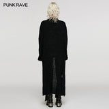 Asymmetric long cardigan