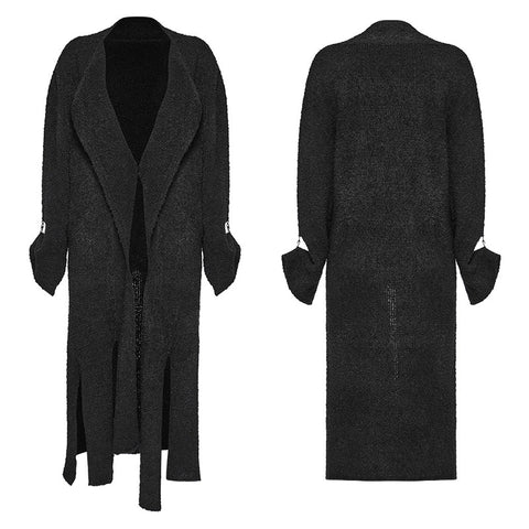 Asymmetric long cardigan