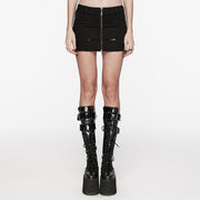 PUNK diamond mesh skirt