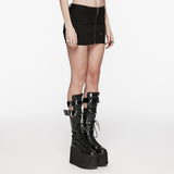 PUNK diamond mesh skirt