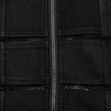 PUNK diamond mesh skirt