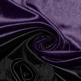 Goth gradient printed velvet dress
